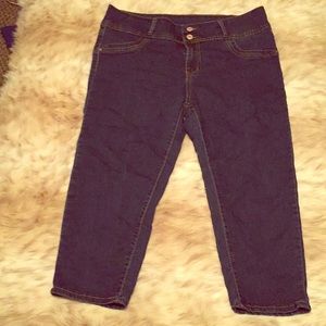 🌞XXL stretch denim Capri